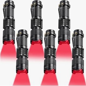 Red Flashlight for Night Vision